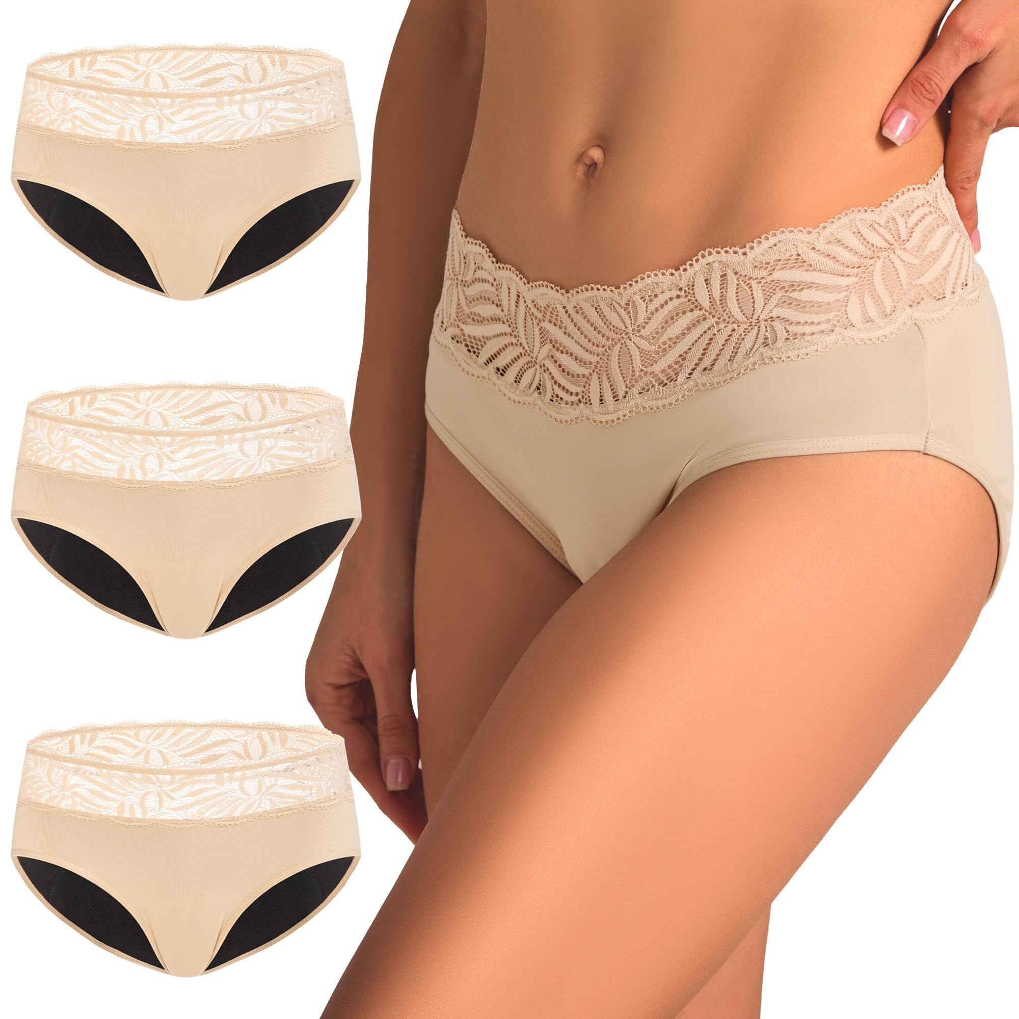 Battewa full cover underwear shows overnight absorption for leak protection.