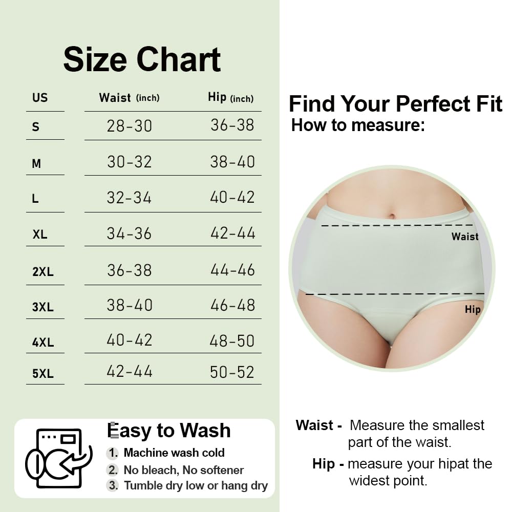 Battewa beige underwear care image, easy machine or hand washing.