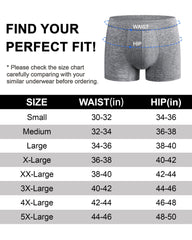 Battewa discreet-fit boxer brief appears slim under apparel.