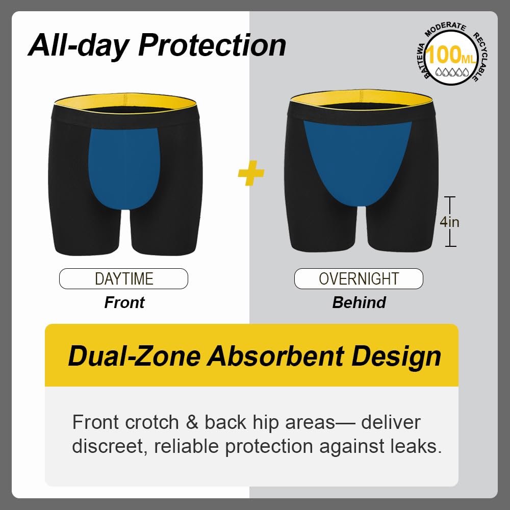 Battewa odor-control technology helps you stay fresh throughout daily activities