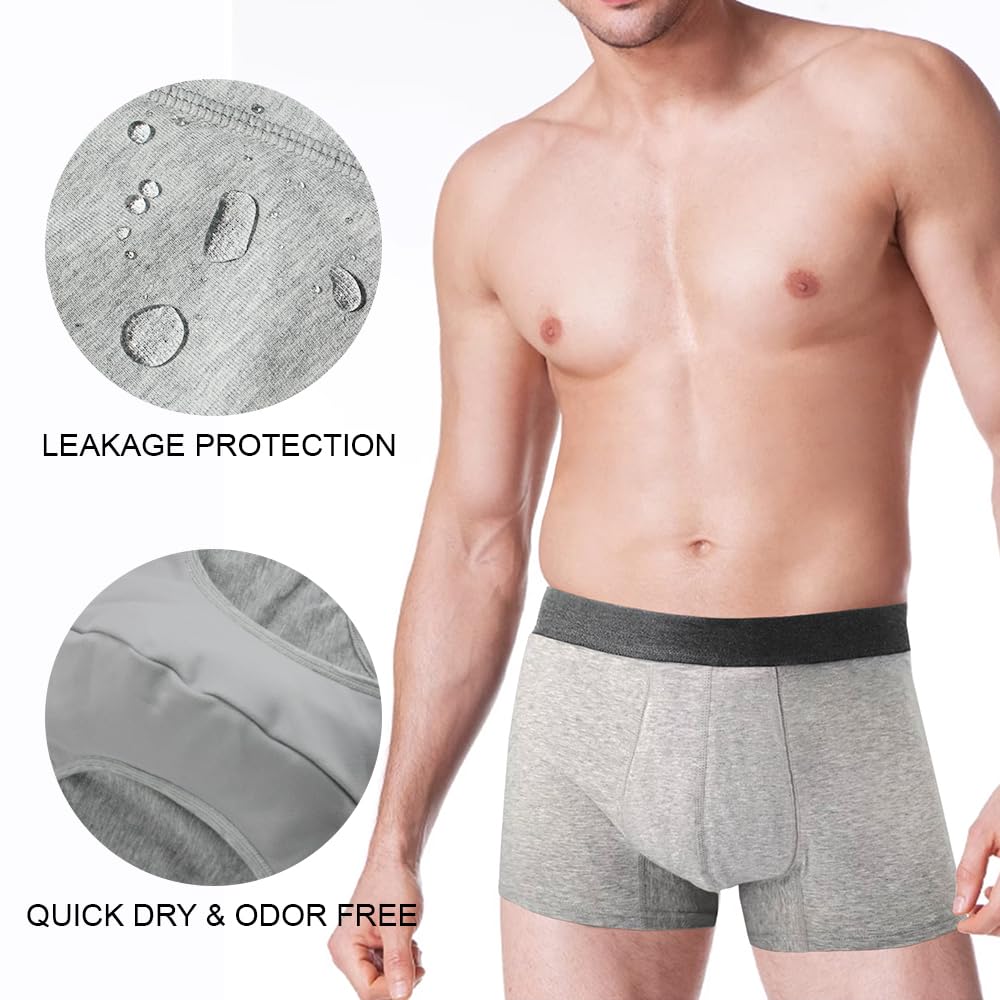 Battewa no-restraint boxer briefs support unrestricted daily movement.