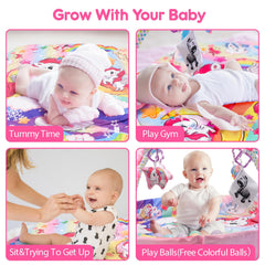 BATTOP ball pit area offers safe, engaging crawl-time fun for babies.