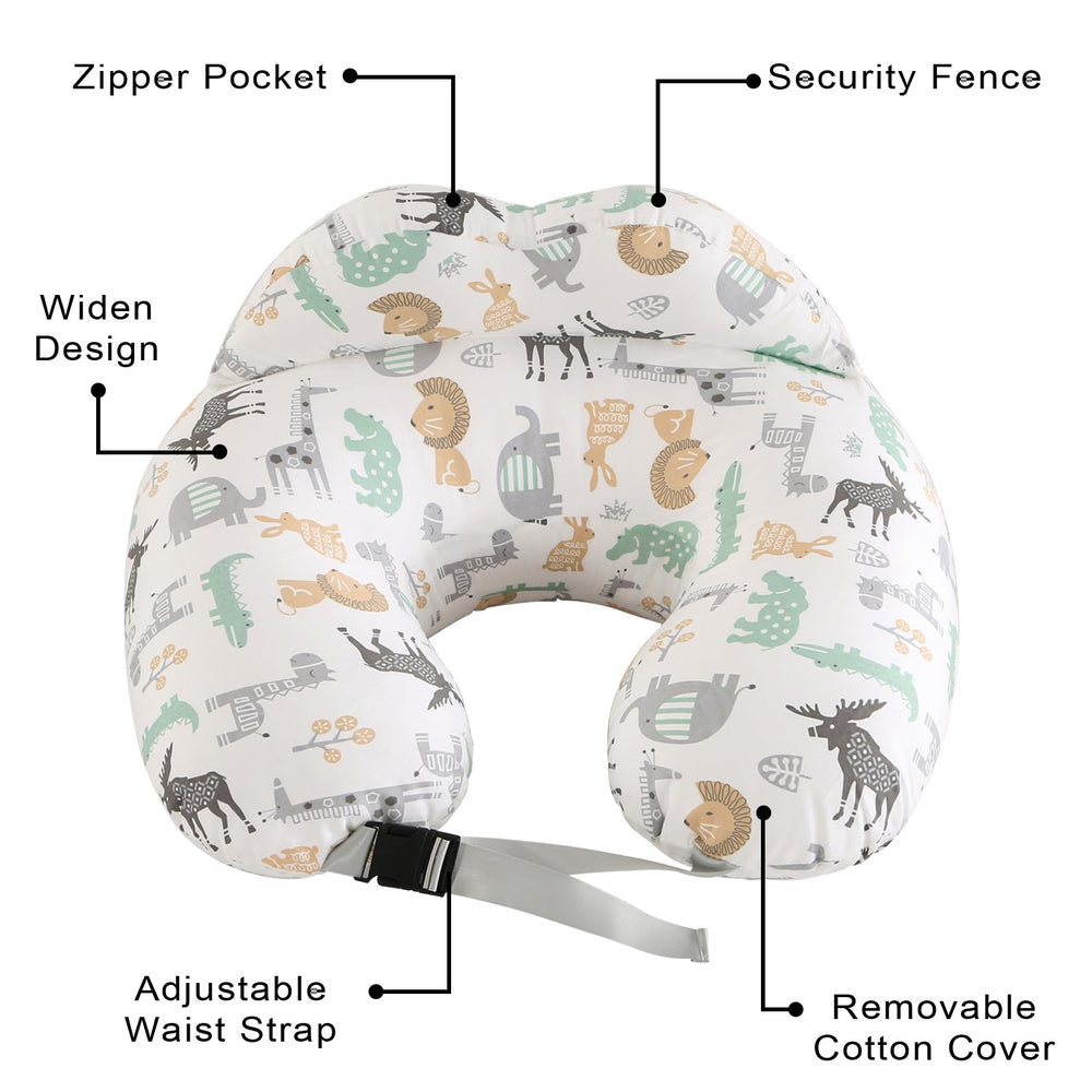 BATTOP nursing pillow assists bottle feeding with added comfort
