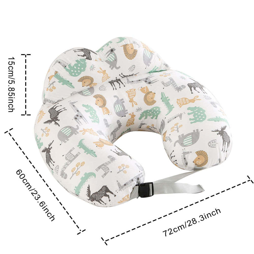BATTOP pillow supports reading and relaxation while baby rests