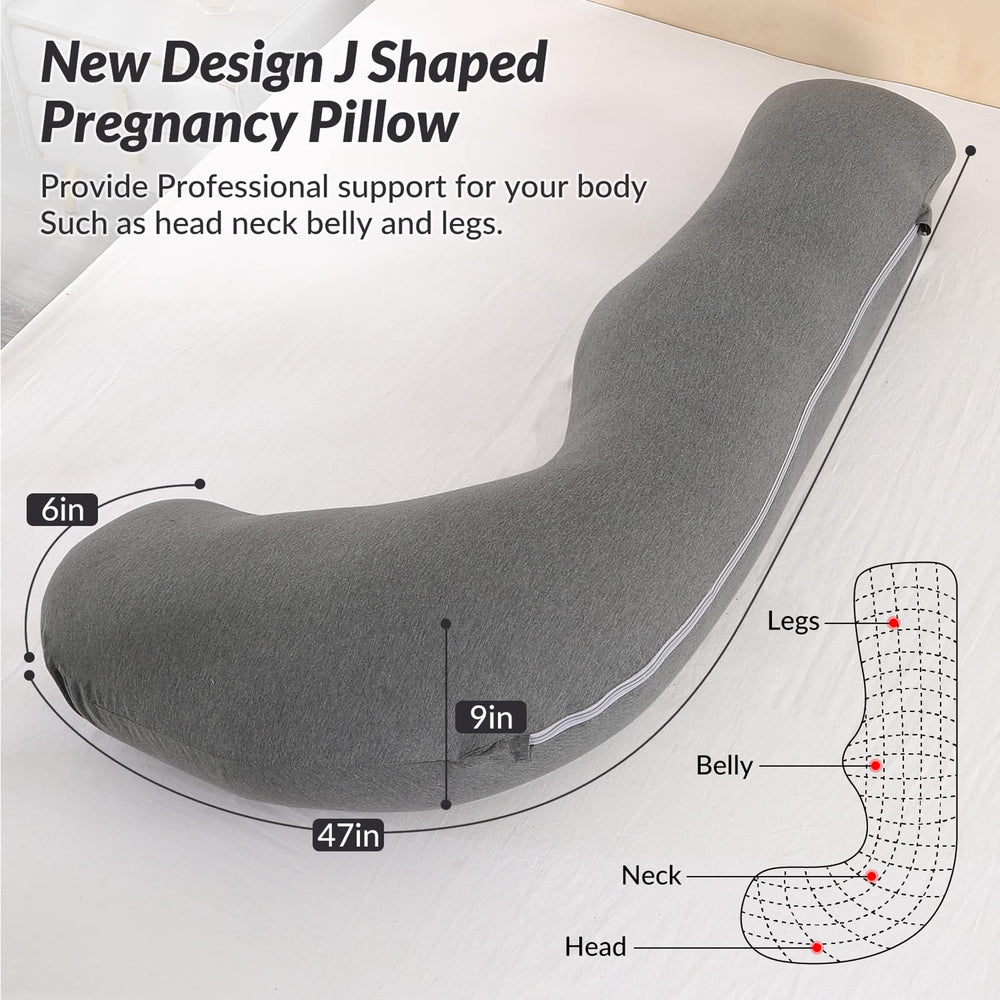 BATTOP J-shaped design aligns the spine for comfortable lounging and sleep.