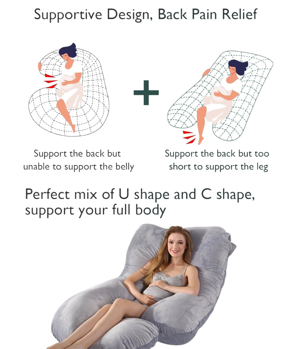 BATTOP pregnancy pillow reading and TV relaxation support for lounging