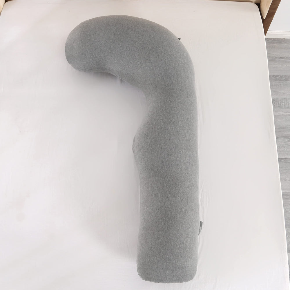 BATTOP pillow enables relaxing positions for reading or TV.