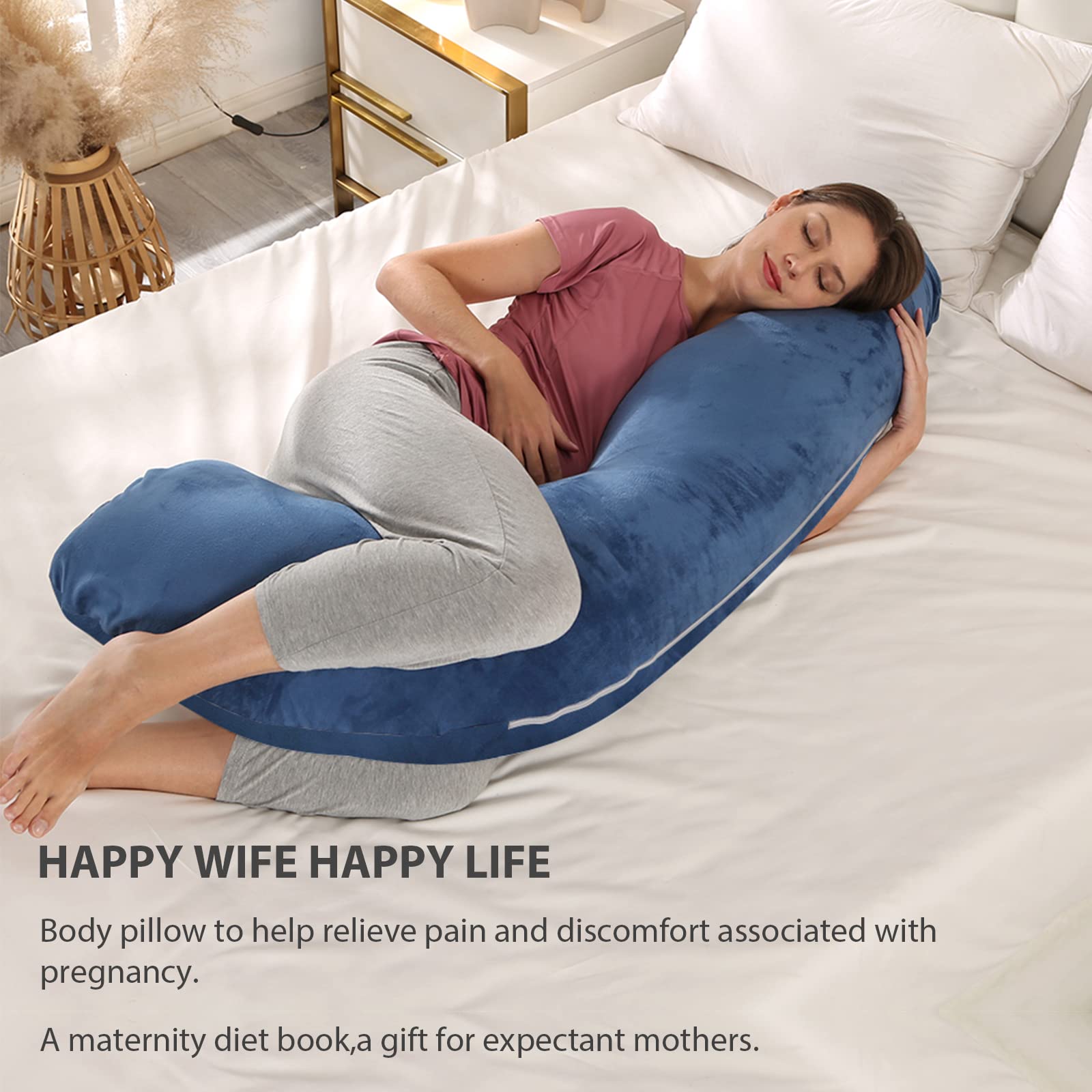 BATTOP versatile pillow positioned between legs for added support
