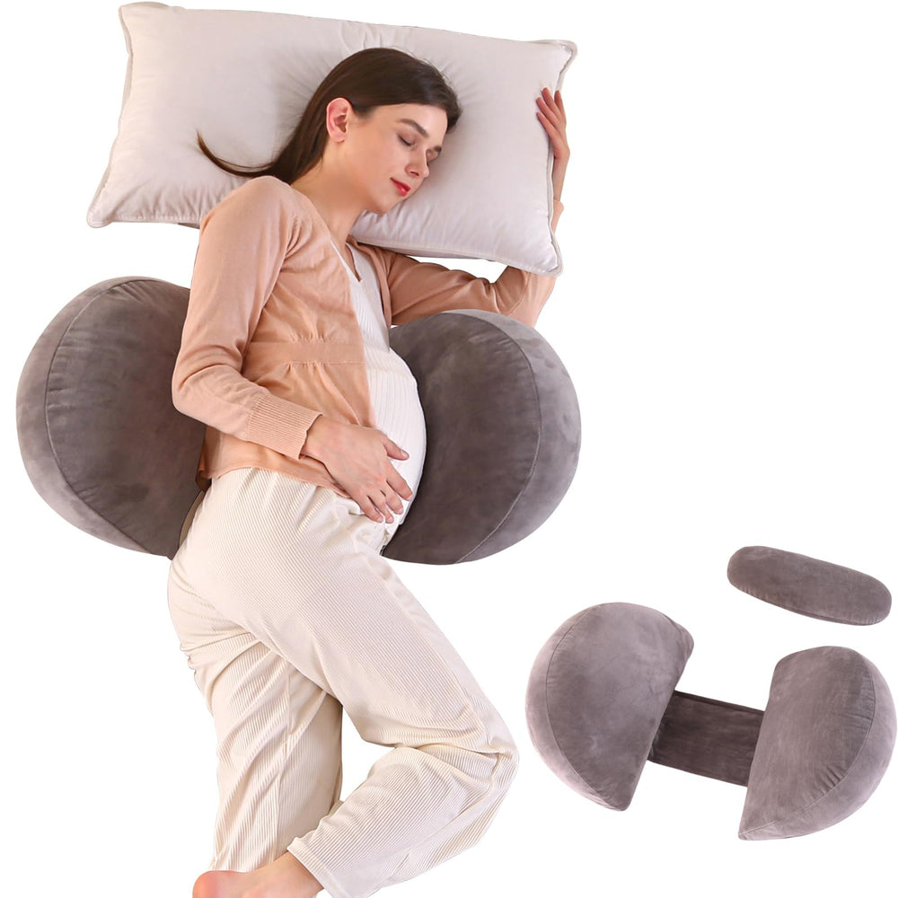 BATTOP pregnancy pillow wedge belly support for comfortable nighttime sleep