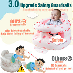 Bavbiiy baby chair provides a soft hug and security.