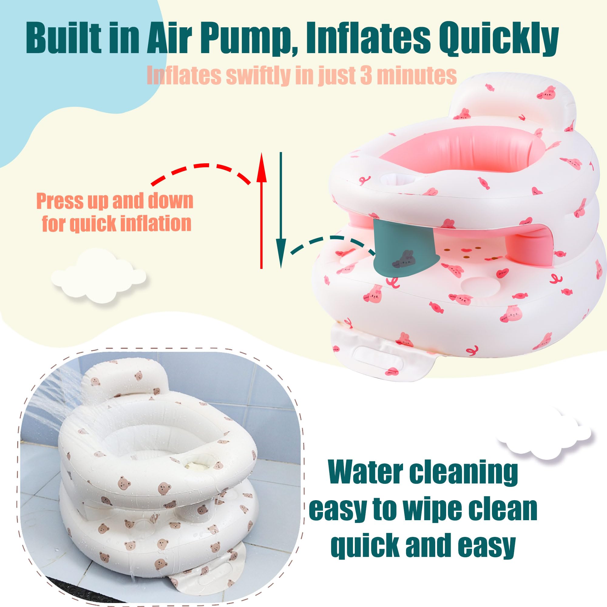 Compact, travel-friendly design suitable for beaches or trips.