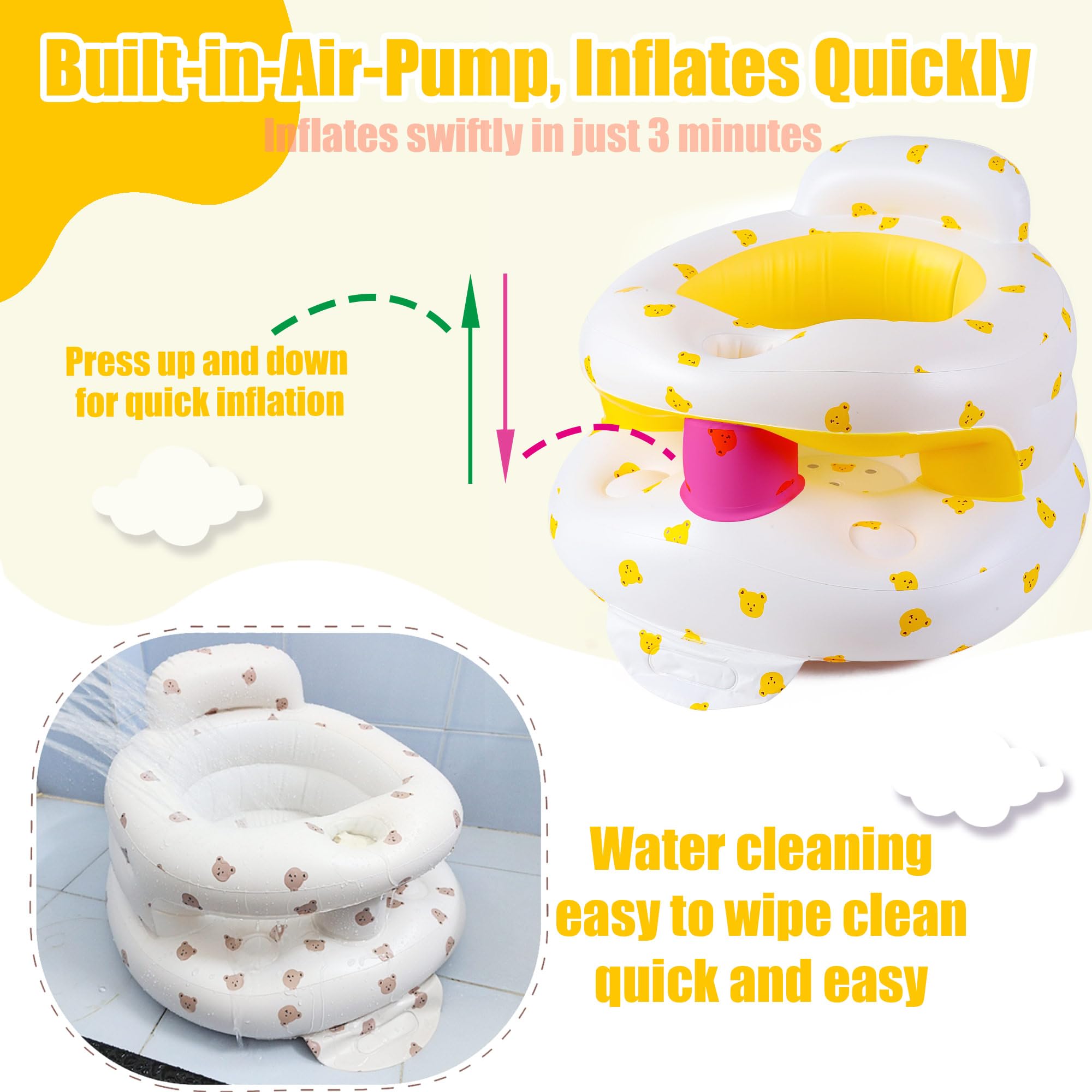 Bavbiiy wipe-clean surface after meals