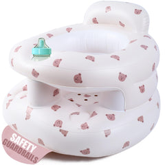 Bavbiiy inflatable baby seat with guardrails supports safer seating for toddlers.