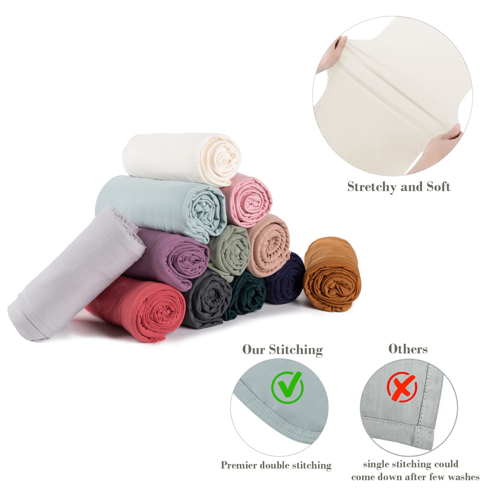 Bayceen baby snuggled in the blanket illustrates skin-friendly fabric and comforting warmth.