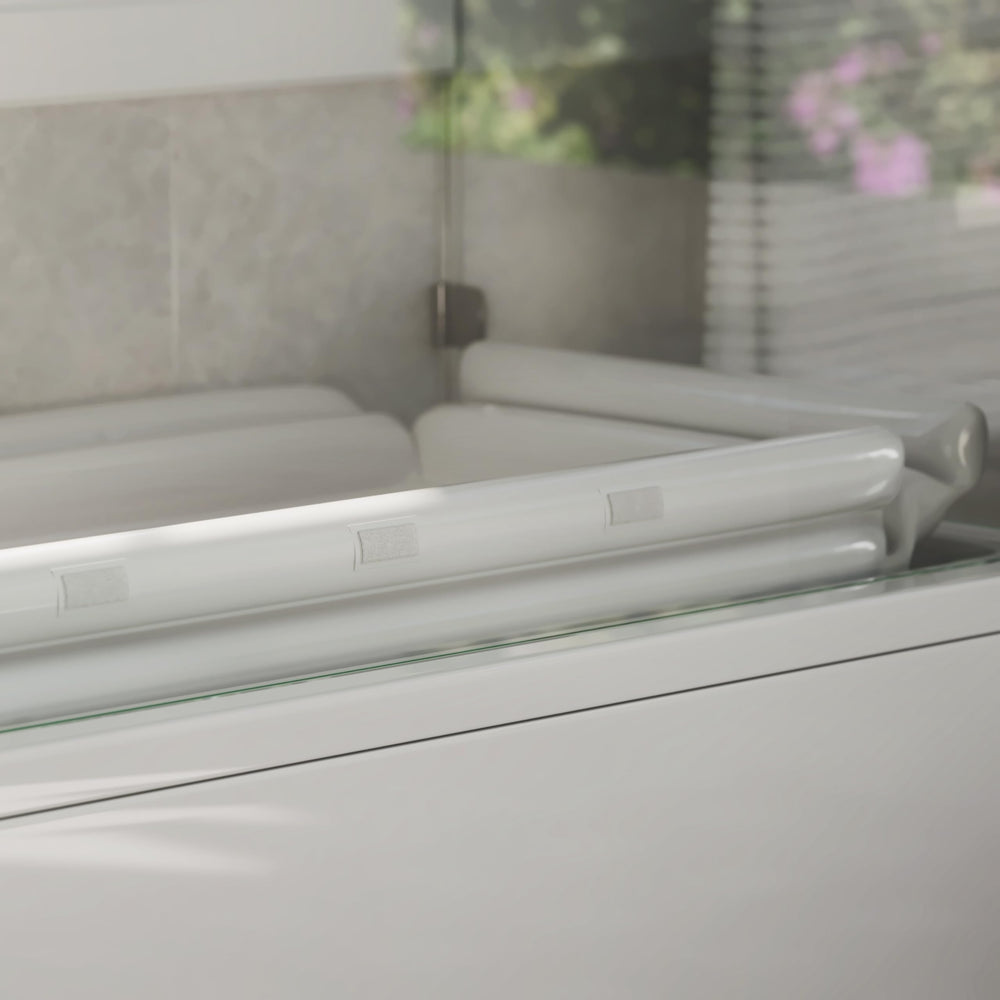 The Baysie bumper absorbs minor bumps to reduce loud thuds.