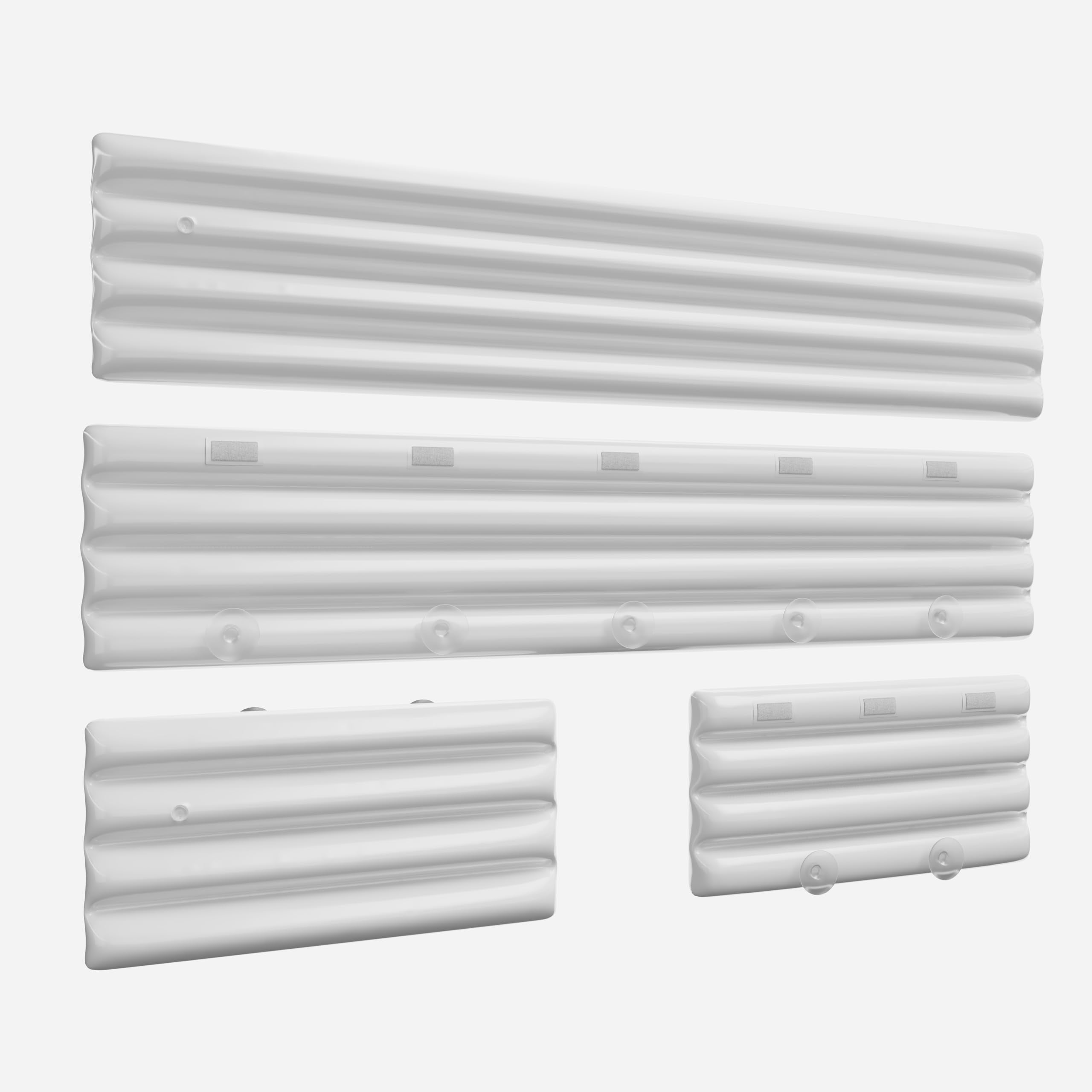 Easy-to-clean Baysie bumper dries quickly after water play.