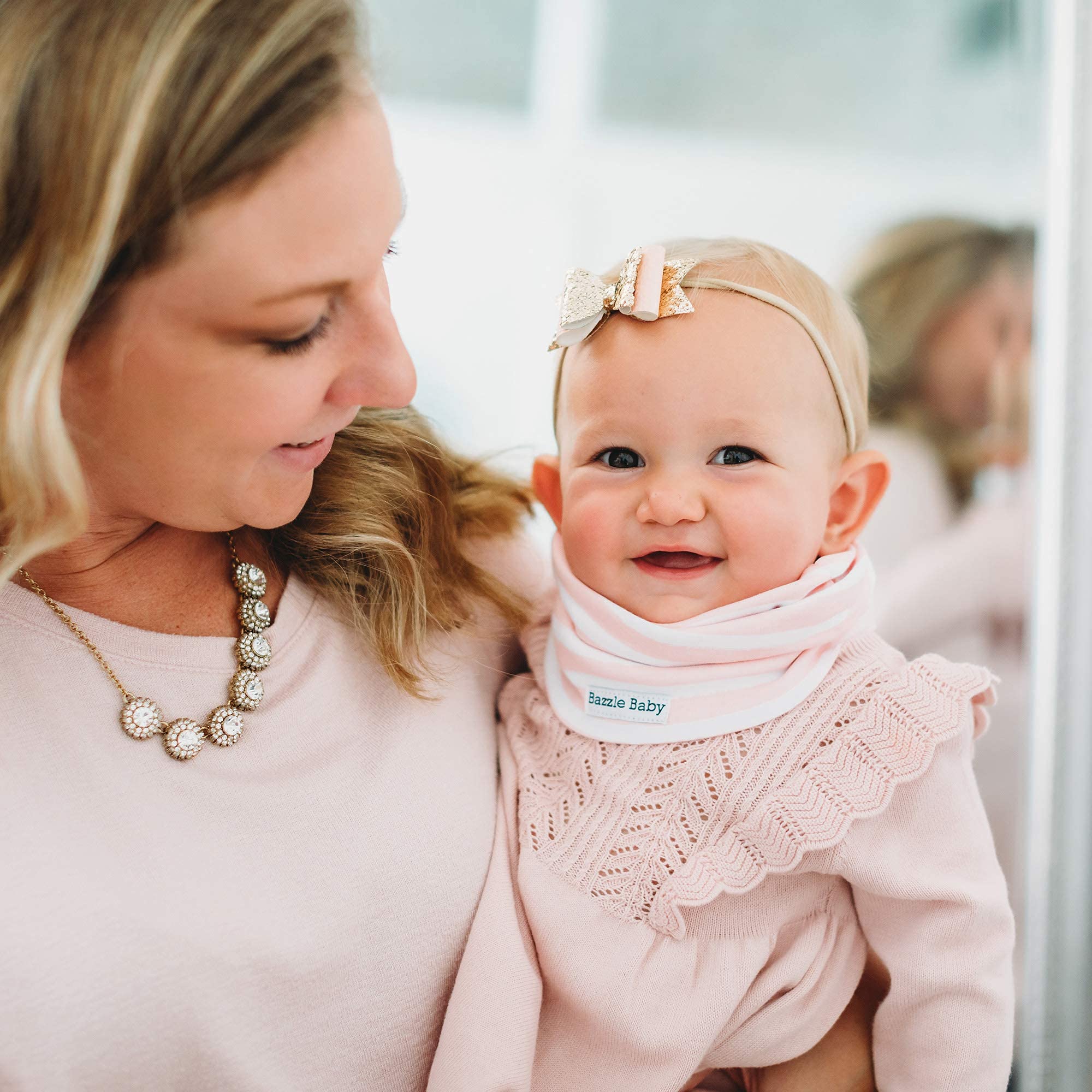 Bazzle Baby scarf bib easy-care machine washable design.