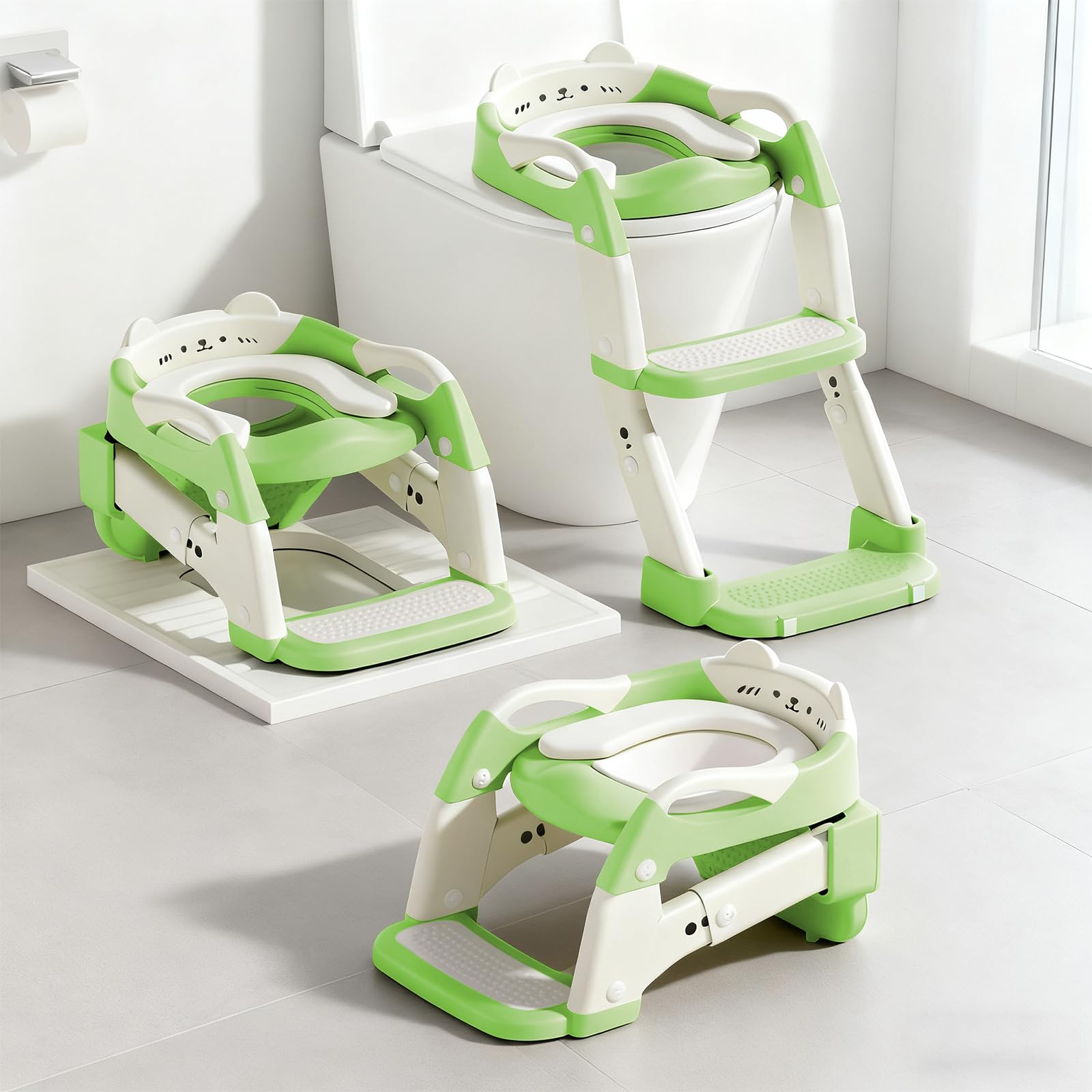 BBfancy potty seat ladder with anti-slip feet for safe training.