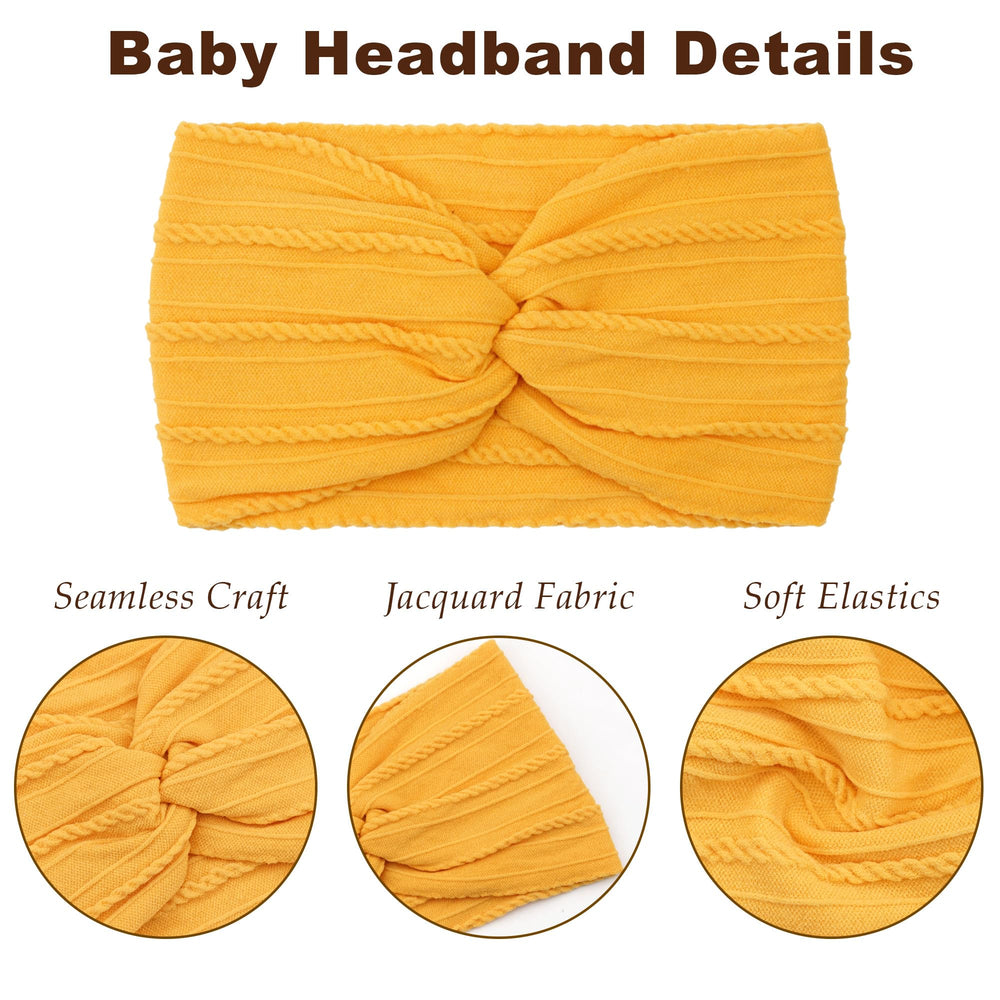 BBGifts colorful headbands set with twelve color options for outfits