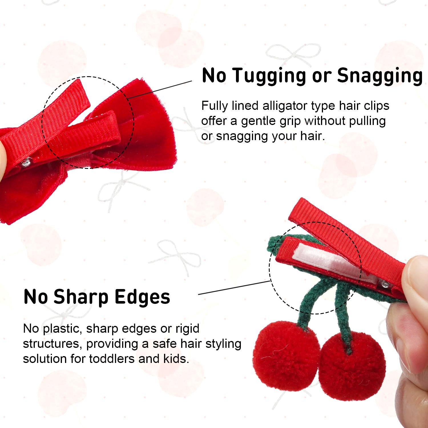 BBGifts pom clip adds fluffy charm to kid hairstyles.