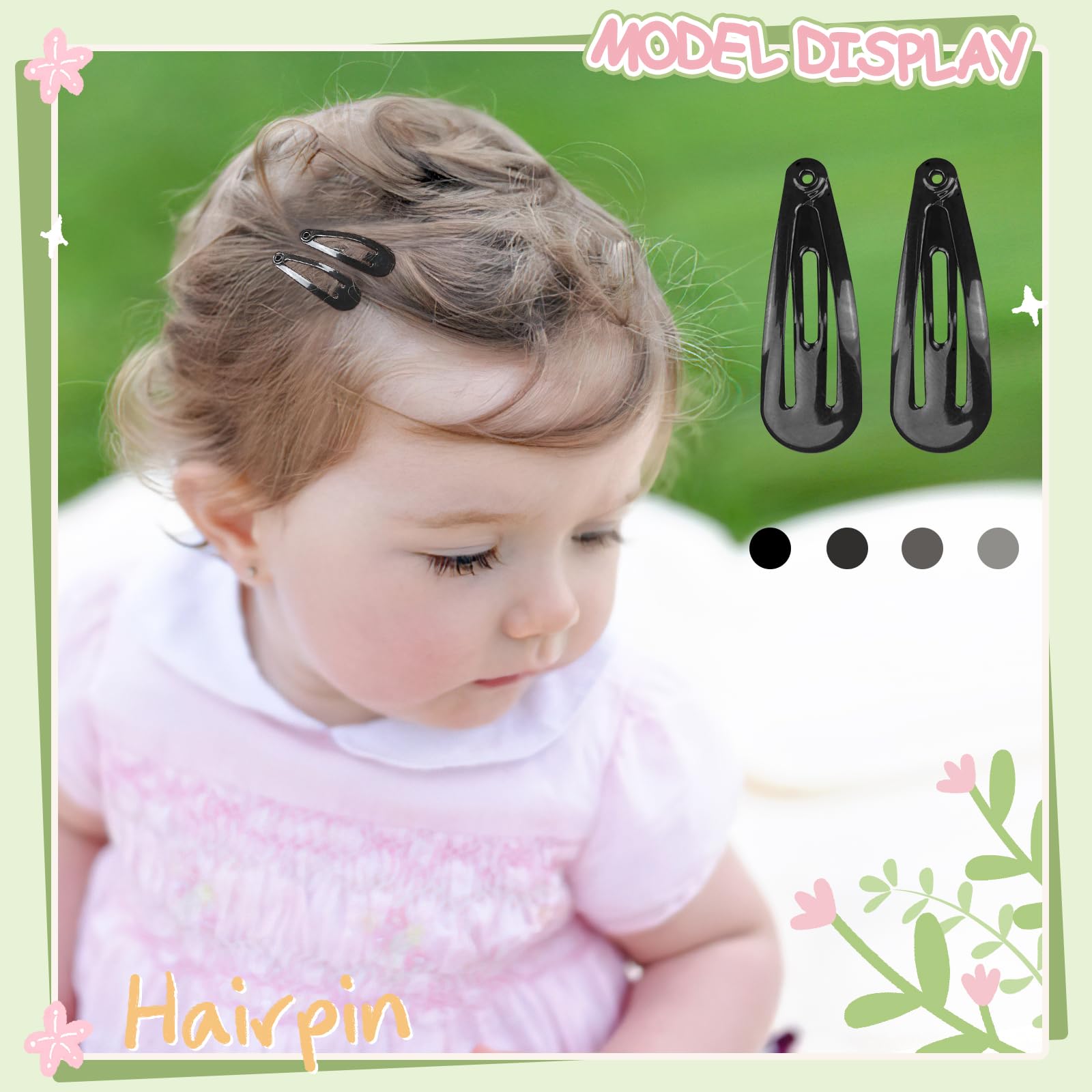 BBGifts small 3cm clip detail for delicate bangs