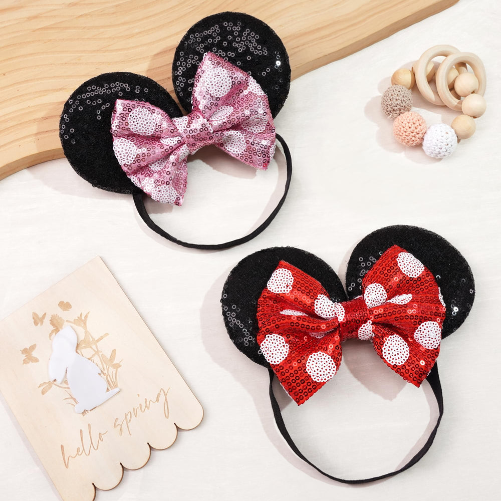 BBGifts three-pack of mouse ear headbands ready for gifting