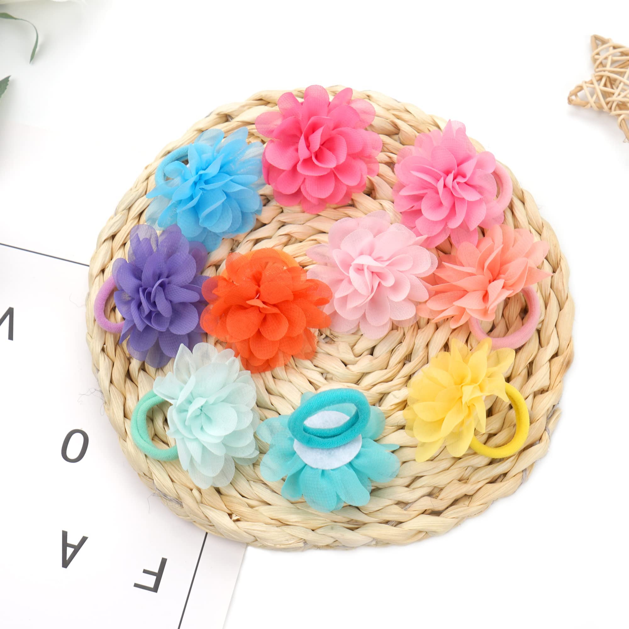 BBGifts assorted color flower ties set for everyday wear