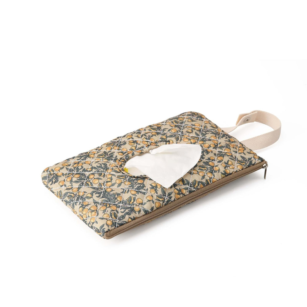 BBIIQI quilted wipe holder green color coordinates with gear