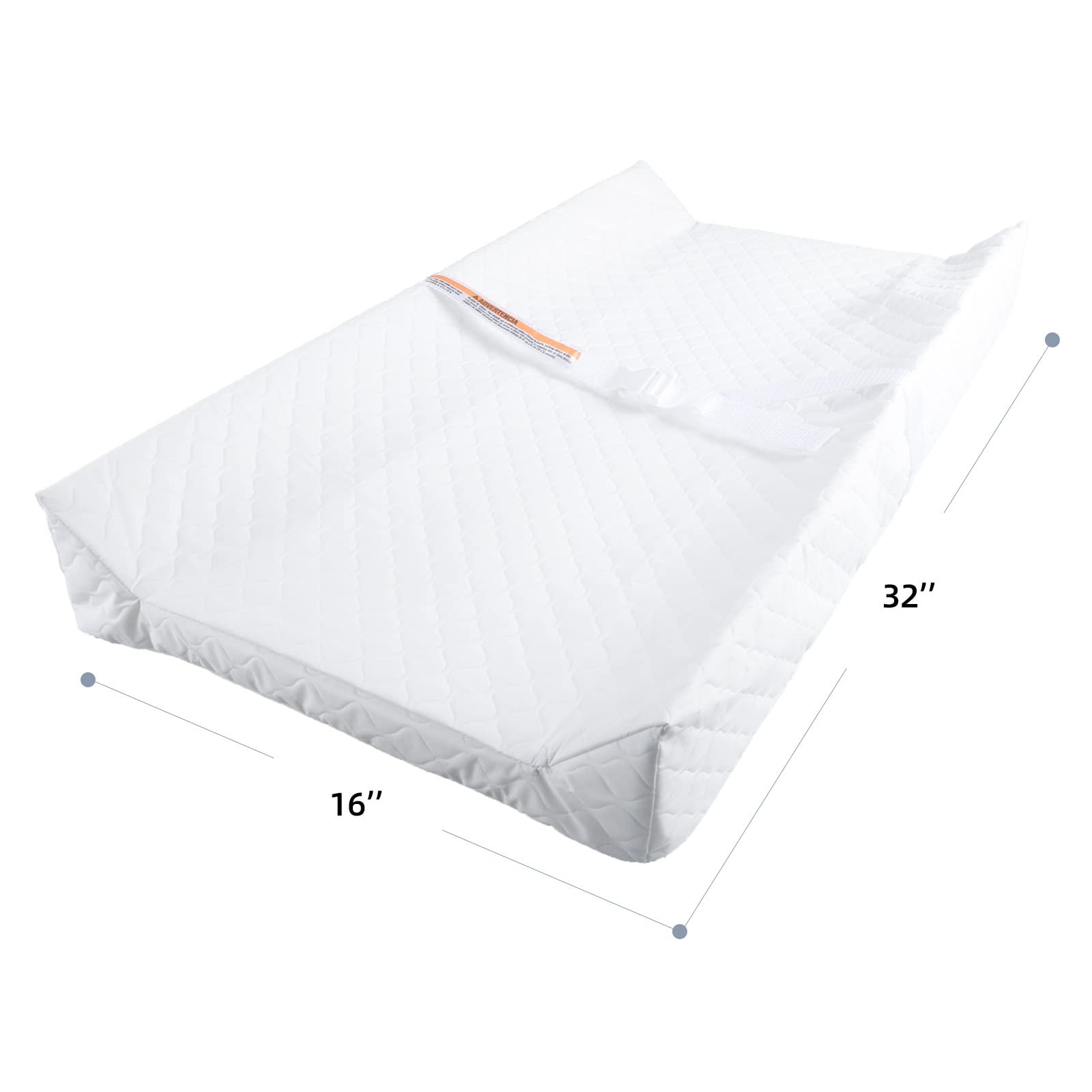 BBjixiang changing pad shows contoured-walls for secure positioning.