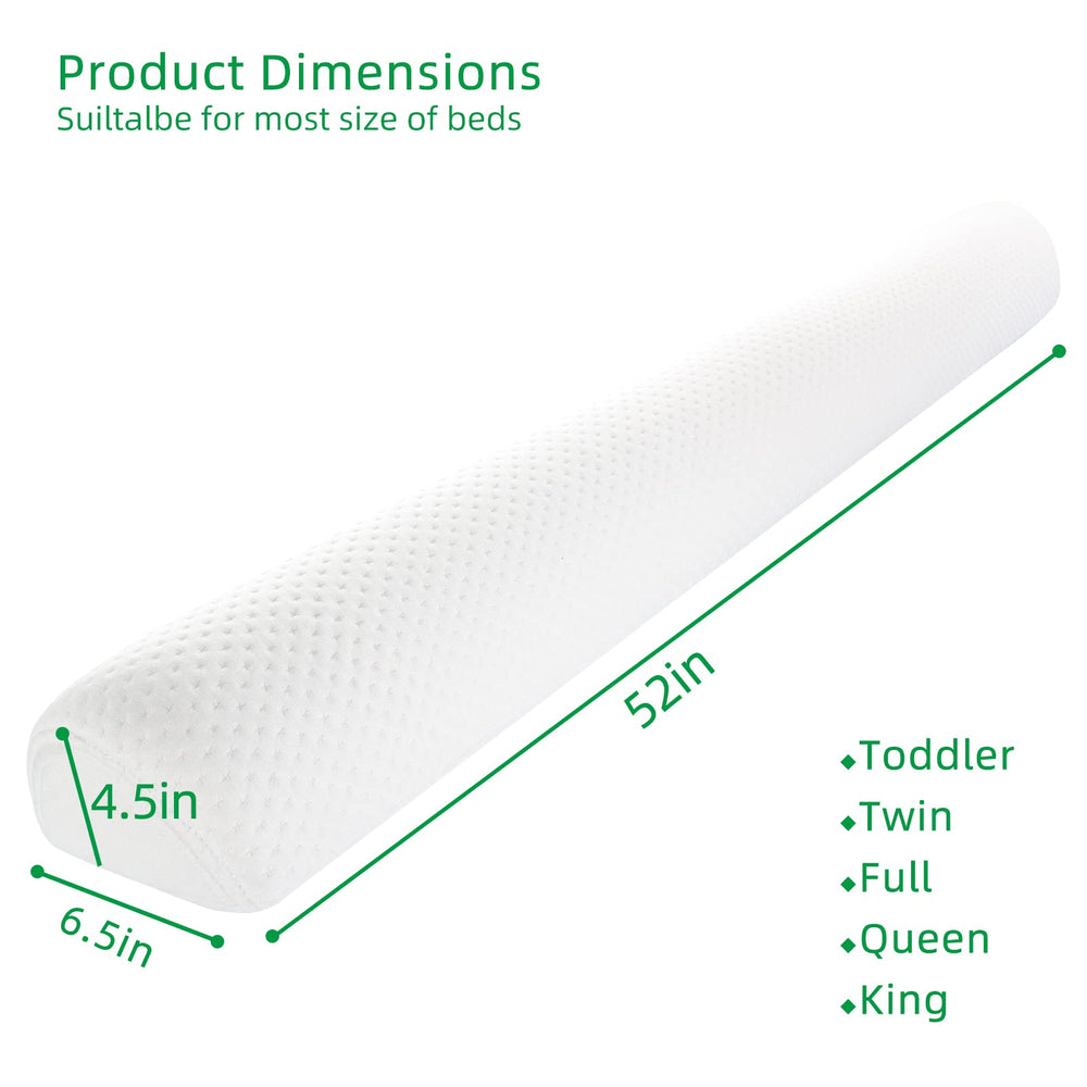 BBjixiang soft foam rail provides gentle barrier for toddler sleep
