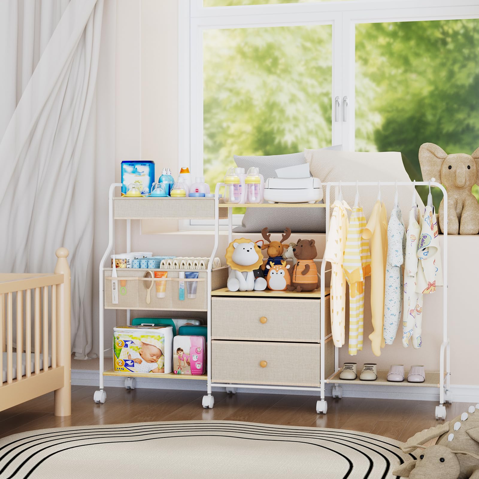 BBLIKE Diaper Caddy Future-Use suits growing family needs.