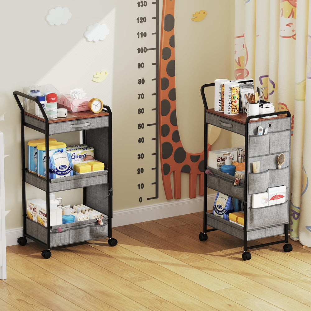 BBLIKE easy assembly diaper cart saves setup time for new parents.