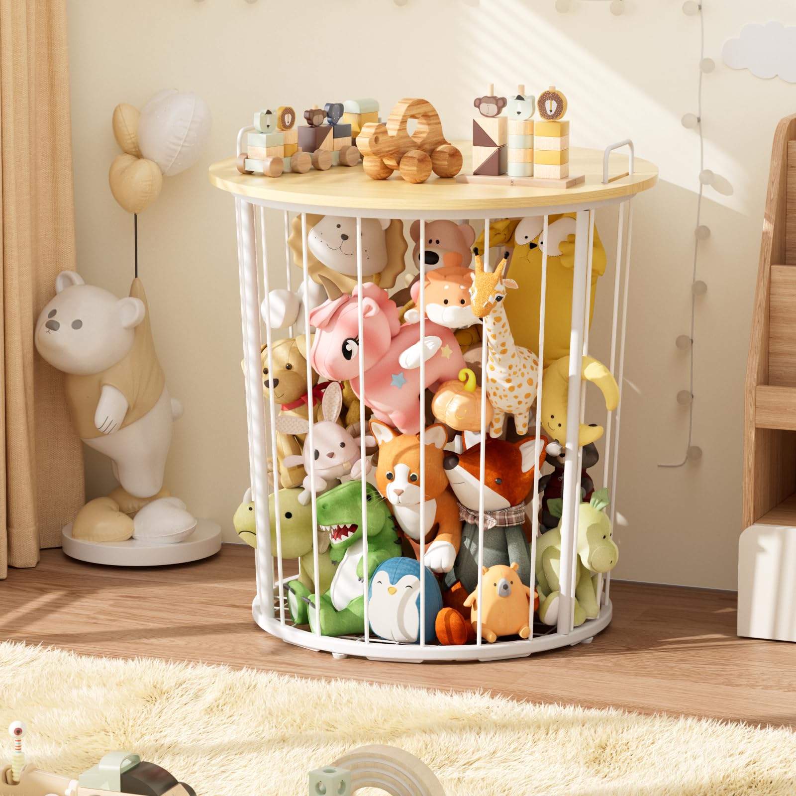BBLIKE modern neutral style complements decor while remaining practical for toy storage