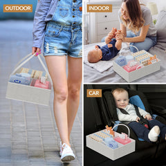 BBLIKE removable top diaper caddy for on‑the‑go diapering