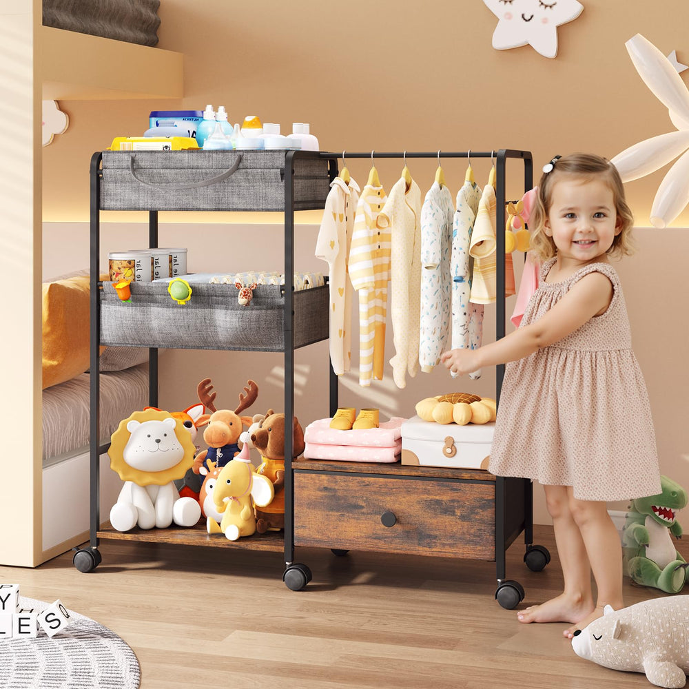 BBLIKE simple assembly and sturdy steel frame support heavy loads.