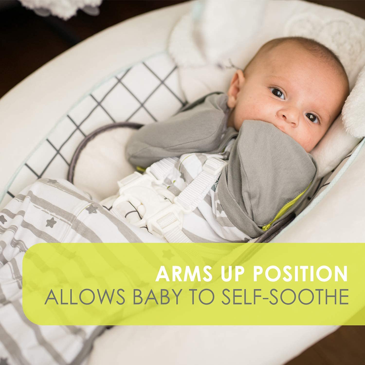 bbluv Sleëp transition sleeves removable swaddle for rolling readiness