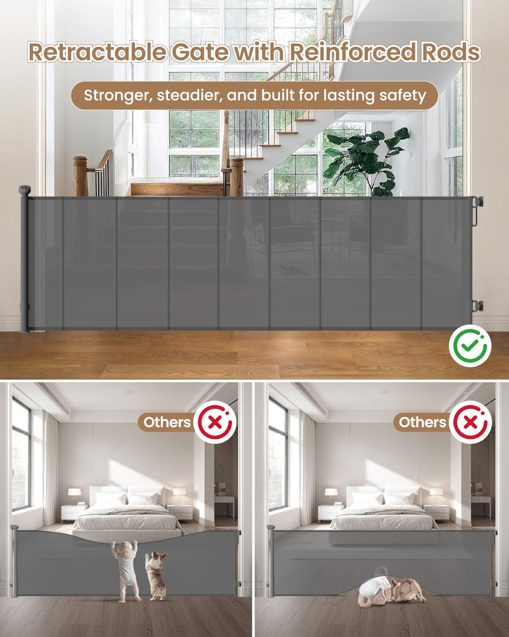 BBsecure adjustable baseboard fit seals gaps for a snug installation