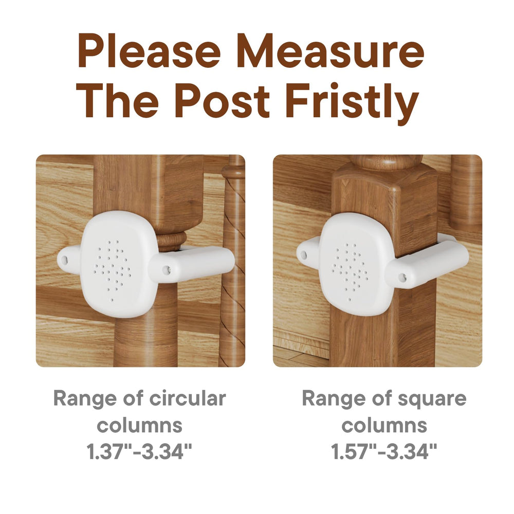 BBsecure diameter range reference for round and square posts
