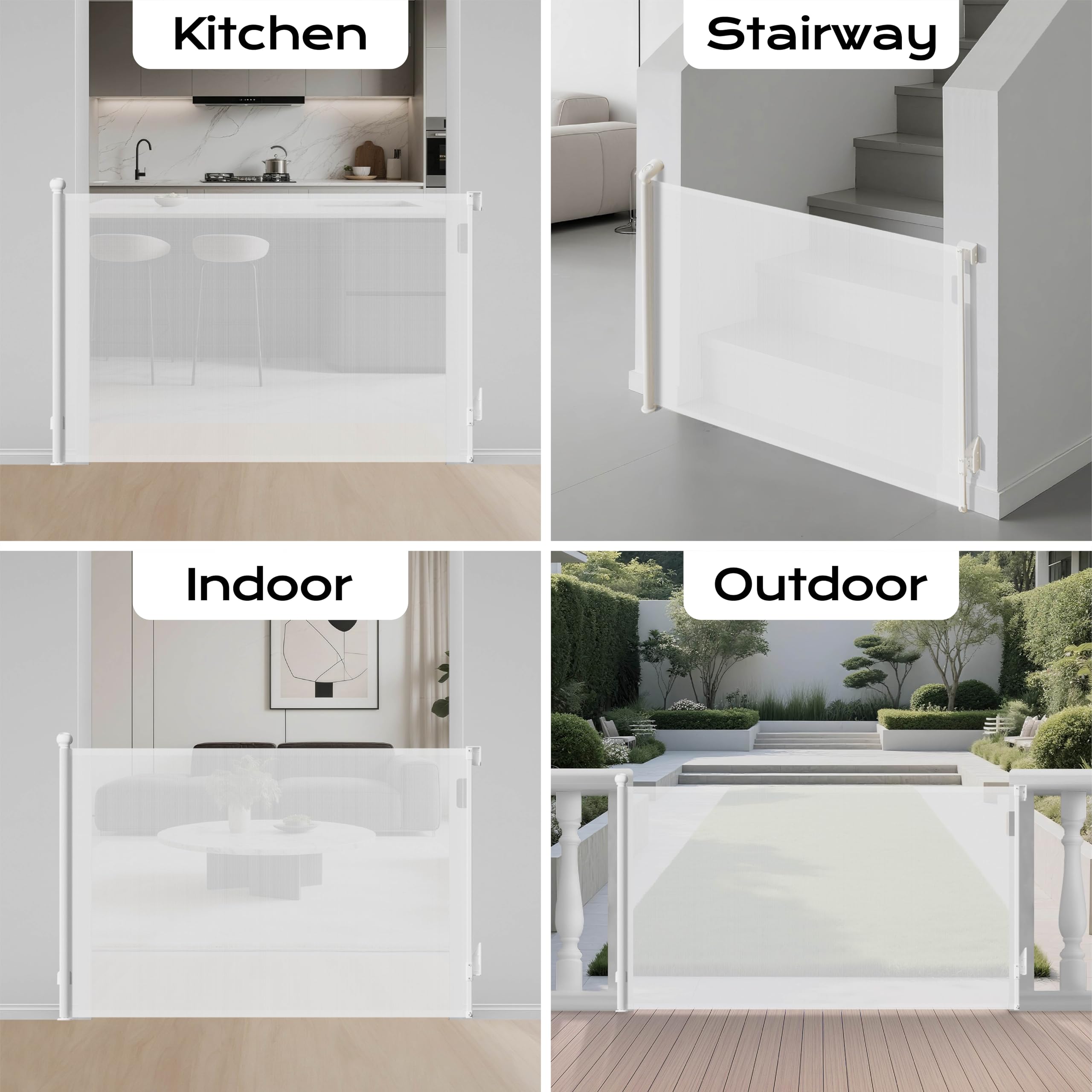 BBsecure gate suitable for indoor and outdoor use for versatile living spaces.