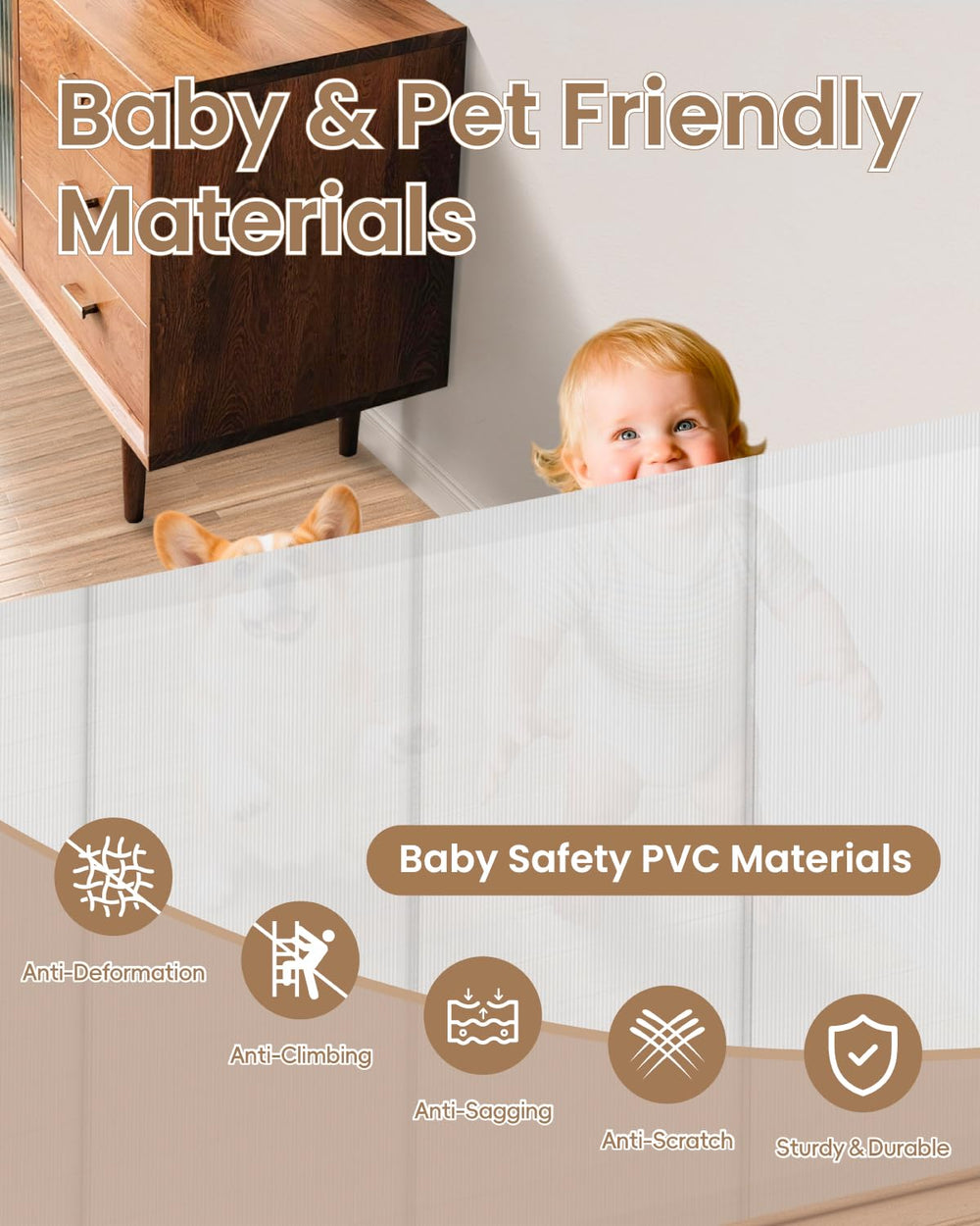 BBsecure mesh close-up shows soft PVC material for safe touch