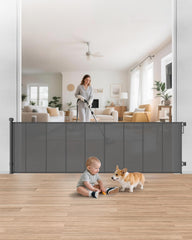 BBsecure reinforced rods provide stable, sag-free coverage on stairs