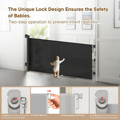 BBsecure two-step safety lock demonstrates safe one-handed use