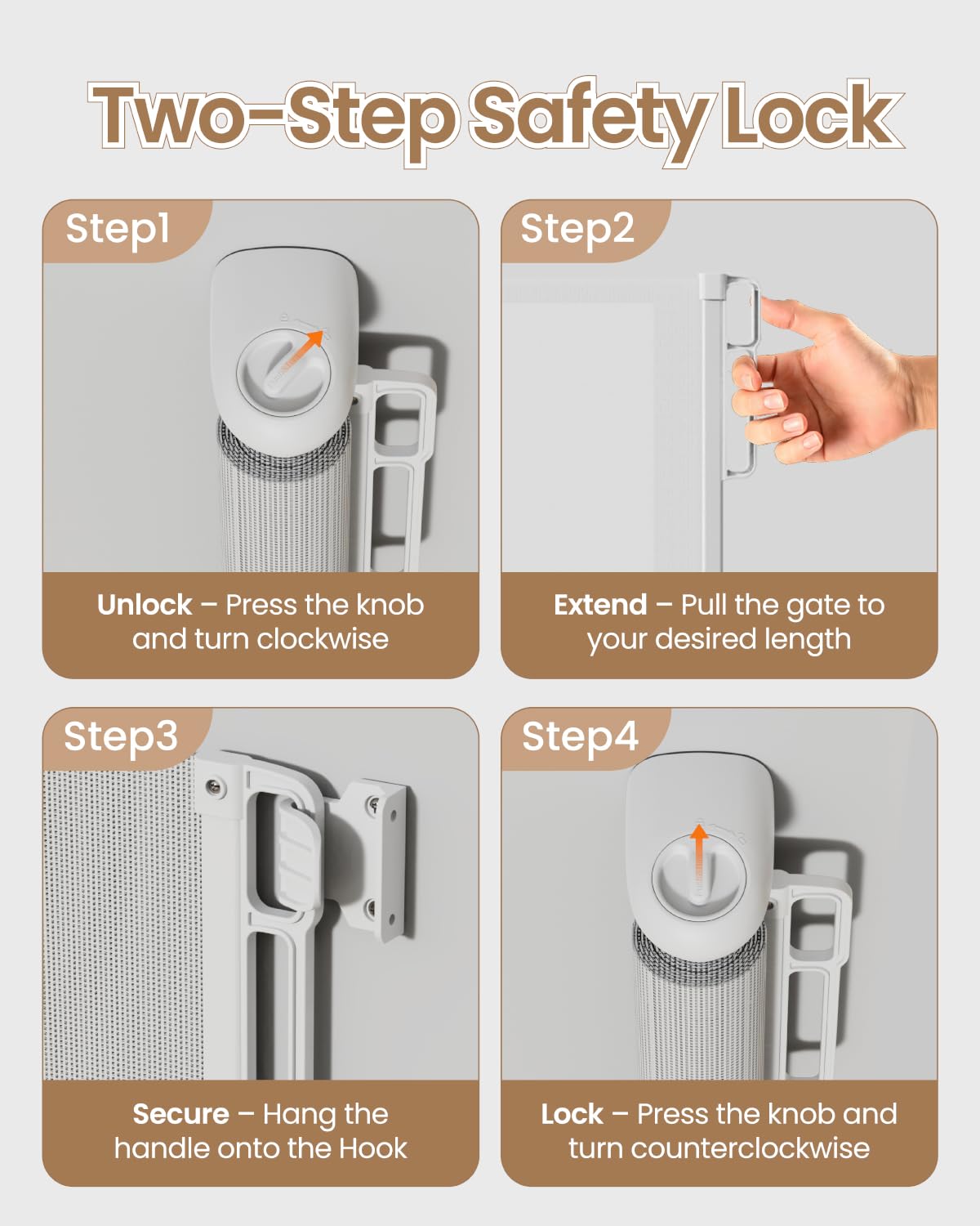 BBsecure stair and hallway setup keeps kids safe