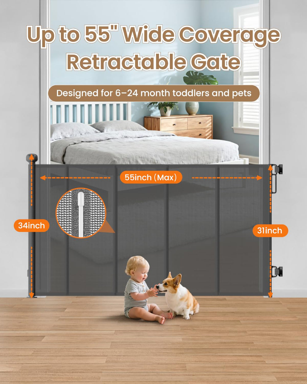 BBsecure two-step lock with one-hand operation for easy daily use