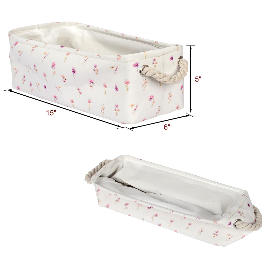 BBSET three-pack fabric bins for easy toy or towel organization.