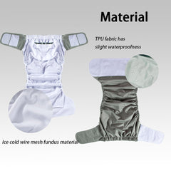 BBShow blue diaper cover highlighting reusable outer shell.