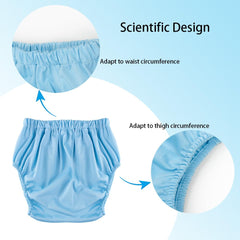 BBSHOW elastic waist and leg bands provide secure, comfortable fit