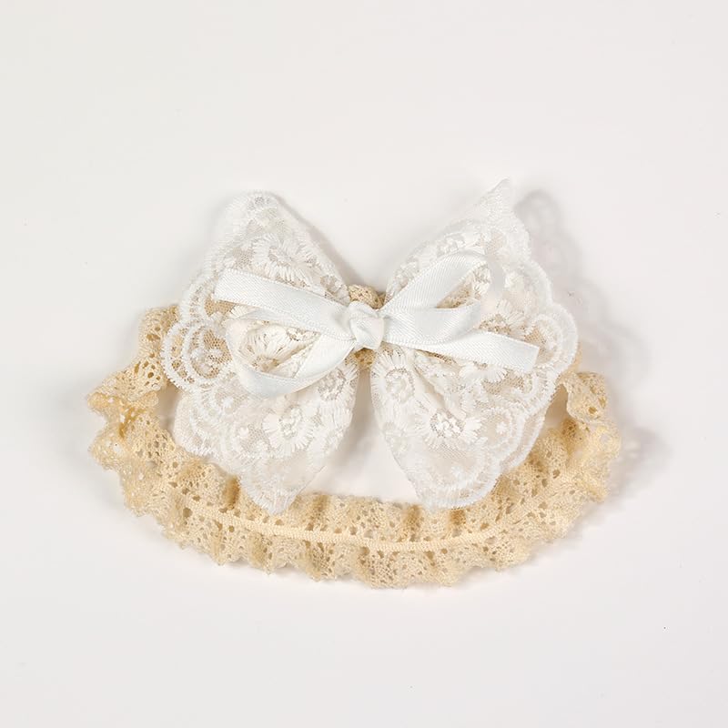 BBTDIN baptism-ready headwrap suitable for infant to toddler wear