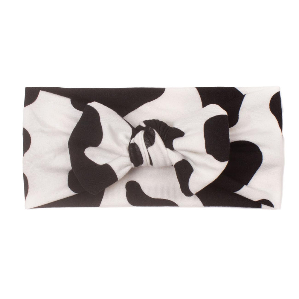 BBTDIN Cow Stria fabric-detail highlights print and breathable material.