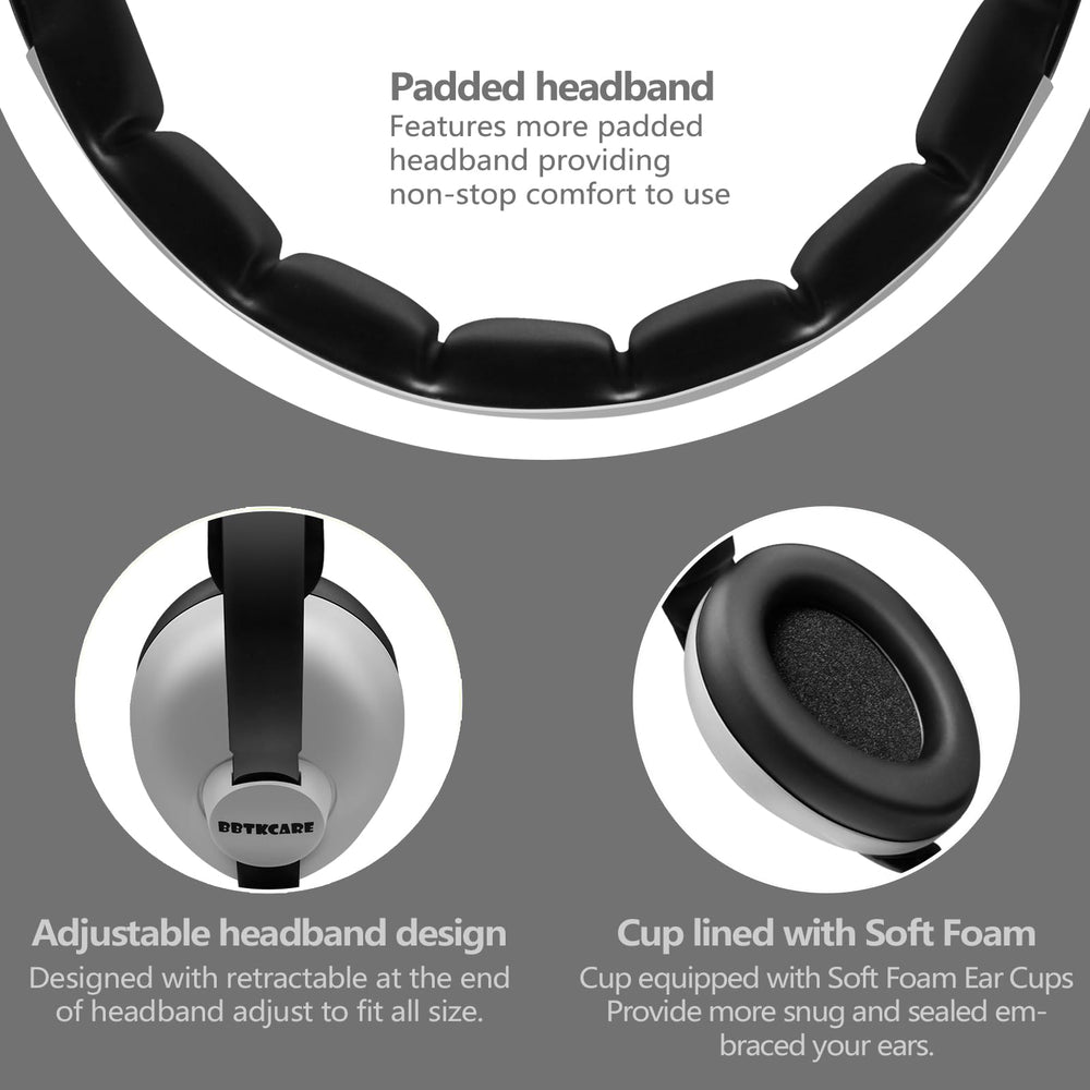 BBTKCARE compact travel design enables on the go noise relief